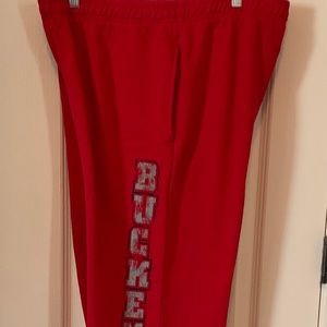 Ohio State jogging pants. Red & Grey. 2X